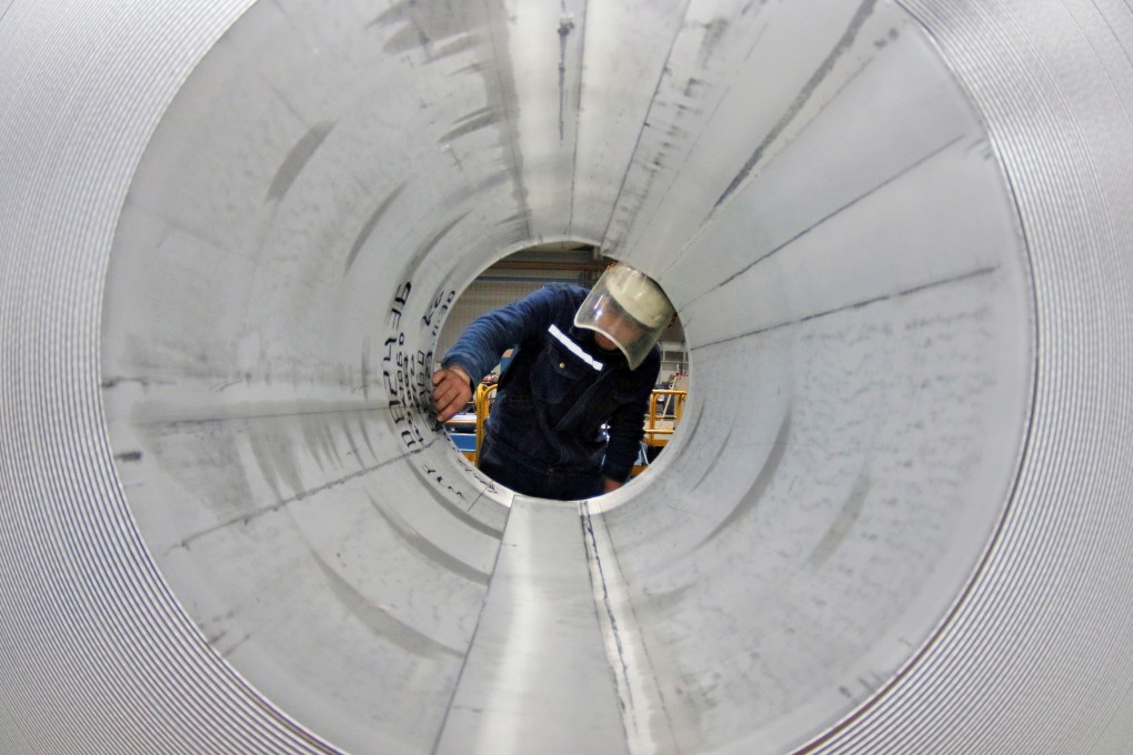 China’s official producer price index (PPI) rose by 9.5 per cent in August from a year earlier, compared with 9 per cent in July. Photo: Reuters