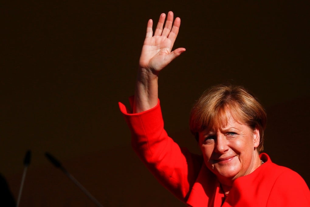 Chancellor Angela Merkel will step down after the election. Photo: Reuters