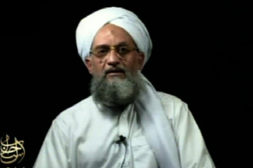 Ayman al-Zawahri at an unknown location, from a screengrab of a video issued in 2006. Photo: AP