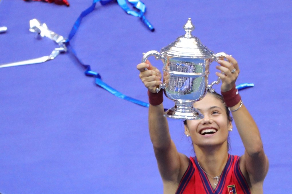 Britain’s Emma Raducanu completes an incredible run to the US Open title in New York, where she didn’t drop a single set. Photo: AFP