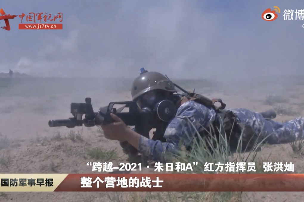 Combined PLA forces took part in a three-day training exercise from September 7 at the Zhurihe training base in Inner Mongolia. Photo: Handout
