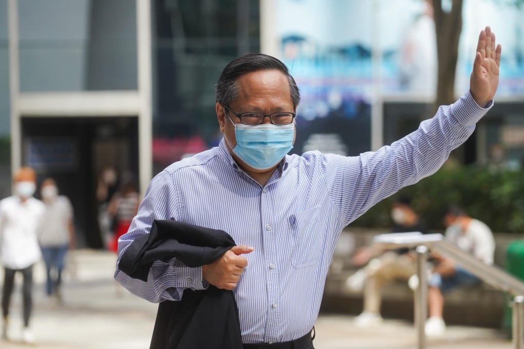 Albert Ho outside the District Court in Wan Chai in May. Photo: Winson Wong