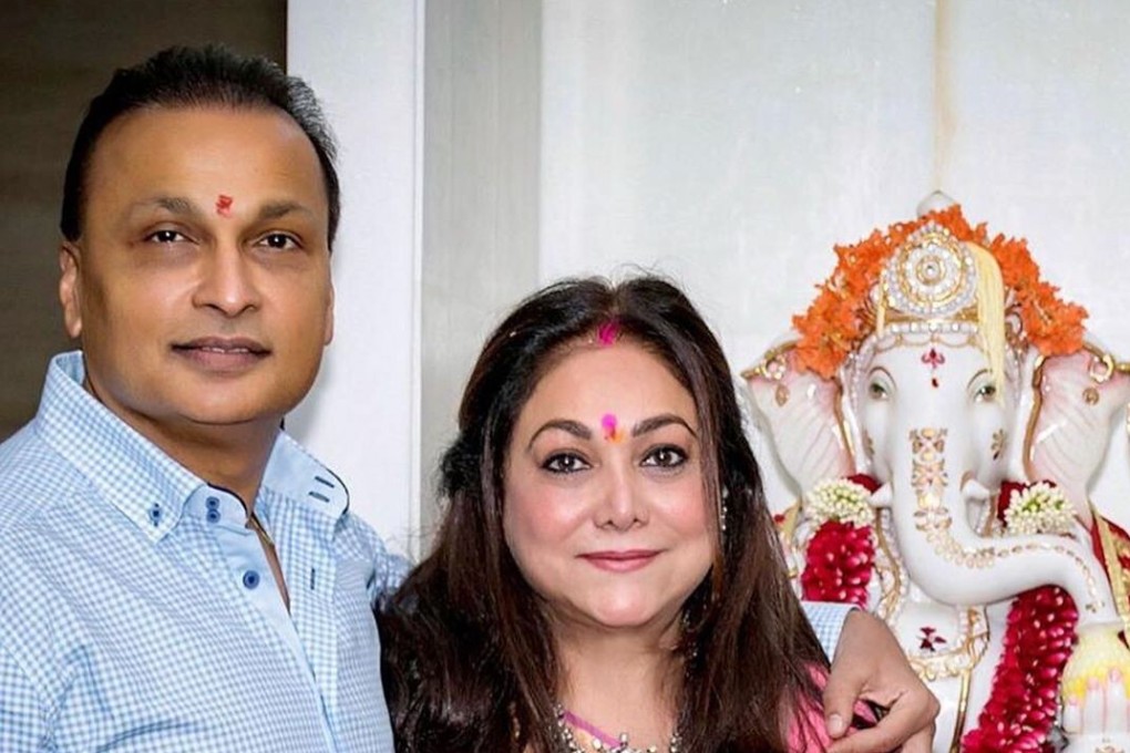 Indian tycoon Anil Ambani, pictured here with his wife Tina. His Reliance Entertainment has already delayed the release of a number of blockbusters because of the coronavirus pandemic. Twitter