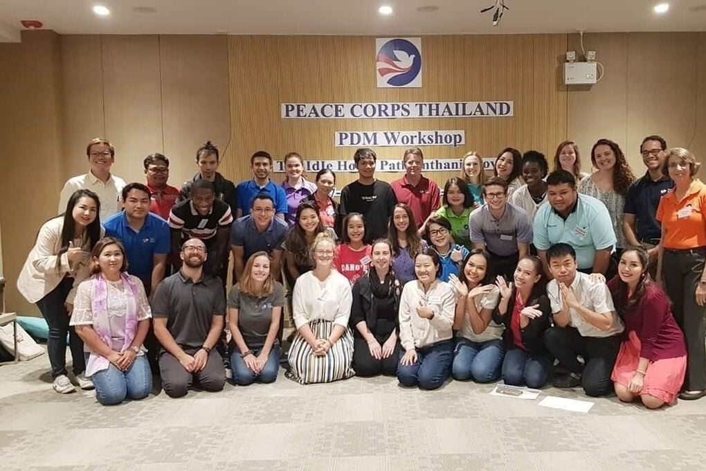 Peace Corps Thailand volunteers pose for a photograph in 2019. The humanitarian group has had a presence in Asean member states for years, but never before Vietnam. Photo: Instagram / peacecorps.thailand