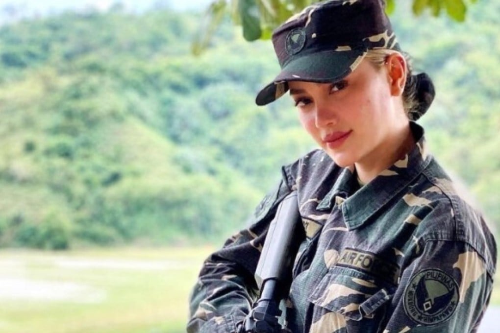 Actress Arci Munoz is also a member of the Philippine air force reserves. Photo: Internet