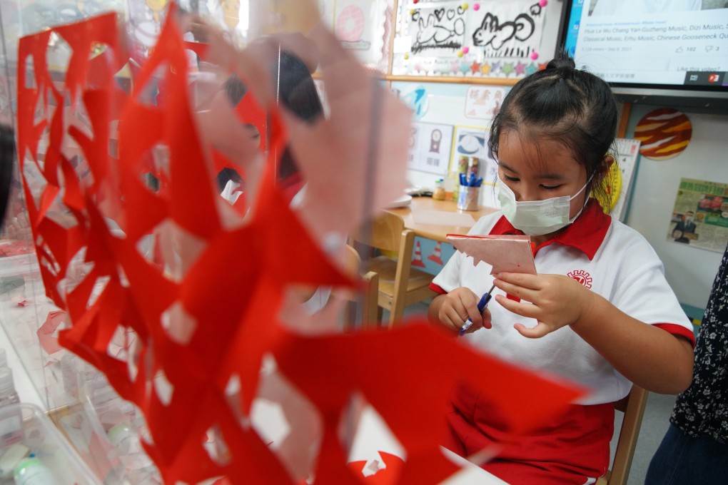 The Buddhist Tsang Kor Sing Anglo-Chinese Kindergarten is using traditional Chinese arts and cultural elements to push national security education. Photo: Winson Wong