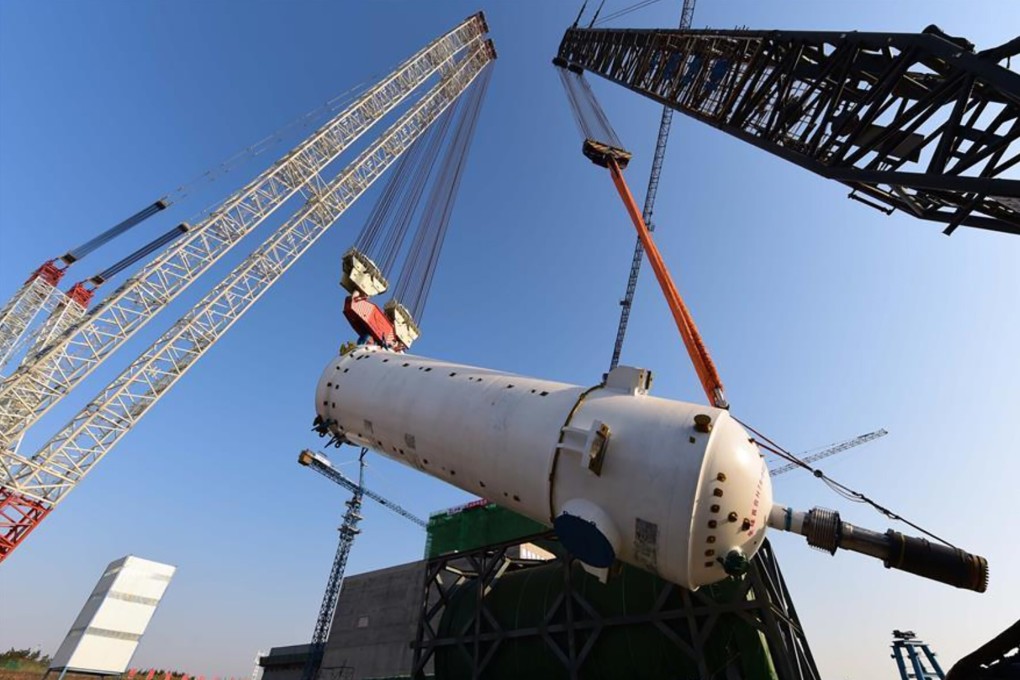 China’s high-temperature gas-cooled reactor is the world’s first. Photo: Xinhua