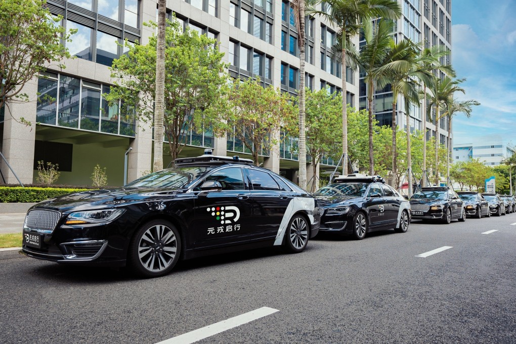 Autonomous driving start-up DeepRoute.ai plans to use the proceeds from its recent US$300 million funding round to expand its workforce and fleet of robotaxis. Photo: SCMP
