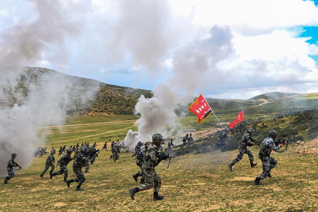 A PLA unit based in Tibet near the China-India border which took part in a recent military exercise in the Himalayas has been praised by President Xi Jinping. Photo: Handout