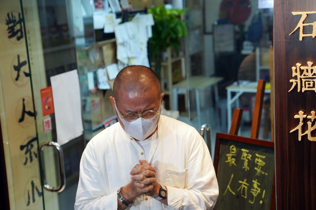 Shiu Ka-chun at Wall-fare’s offices on Tuesday. Photo: Sam Tsang