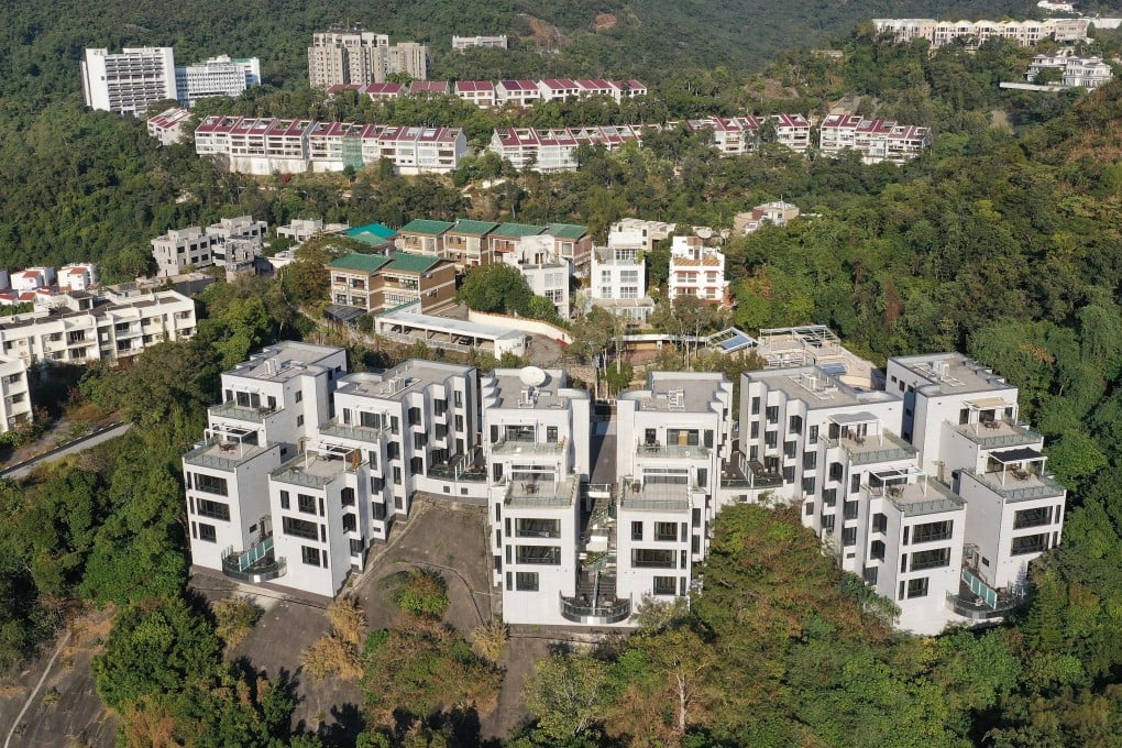An aerial view of 37 Shouson Hill Road on Hong Kong Island on December 30, 2020. Photo: May Tse