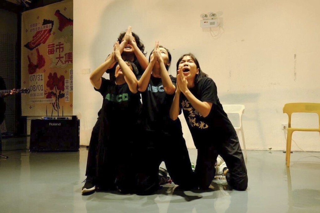 Playback improv is a type of theatre in which actors interpret stories told to them by audience members. Photo: Renxi Education