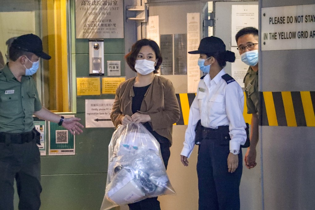 Winnie Yu, who is charged under the national security law, was granted bail in July this year. Photo: Edmond So