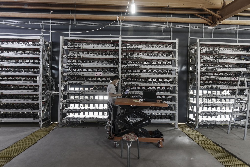 Bitcoin mining facilities, such as this one in Inner Mongolia, consume large amounts of computing power and electricity. Photo: Bloomberg
