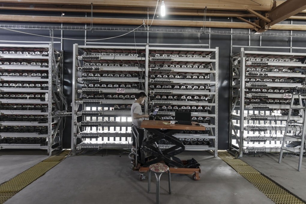 Bitcoin mining facilities, such as this one in Inner Mongolia, consume large amounts of computing power and electricity. Photo: Bloomberg