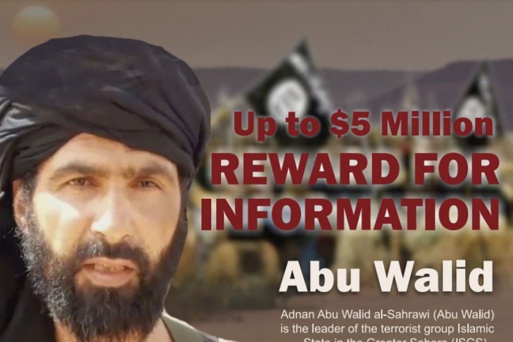A wanted posted of Adnan Abu Walid al-Sahrawi, the leader of Islamic State in the Greater Sahara. Photo: Rewards for Justice