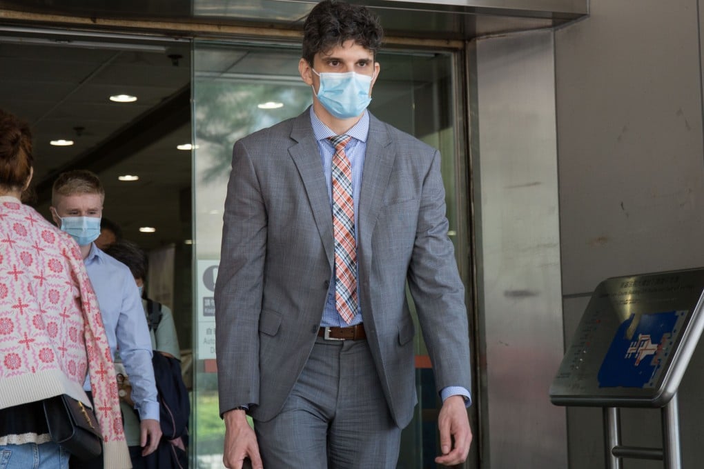 American lawyer Samuel Bickett, 37, was jailed for assaulting a Hong Kong police officer in 2019. Photo: Brian Wong