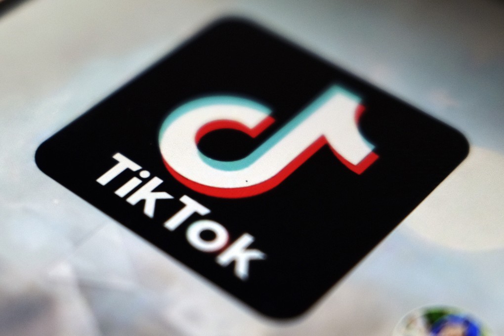 The logo of ByteDance’s short video app TikTok seen on a user post on a smartphone screen in Tokyo on September 28, 2020. Photo: AP