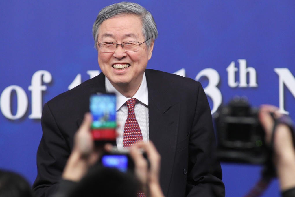 Ex-Chinese central bank governor Zhou Xiaochuan has warned about potential side effects from US money printing. Photo: SCMP