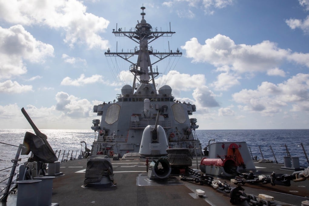 Guided missile destroyer USS Barry on Friday conducts what the US Navy’s Seventh Fleet called a “routine Taiwan Strait transit”. Photo: US Navy/ Handout