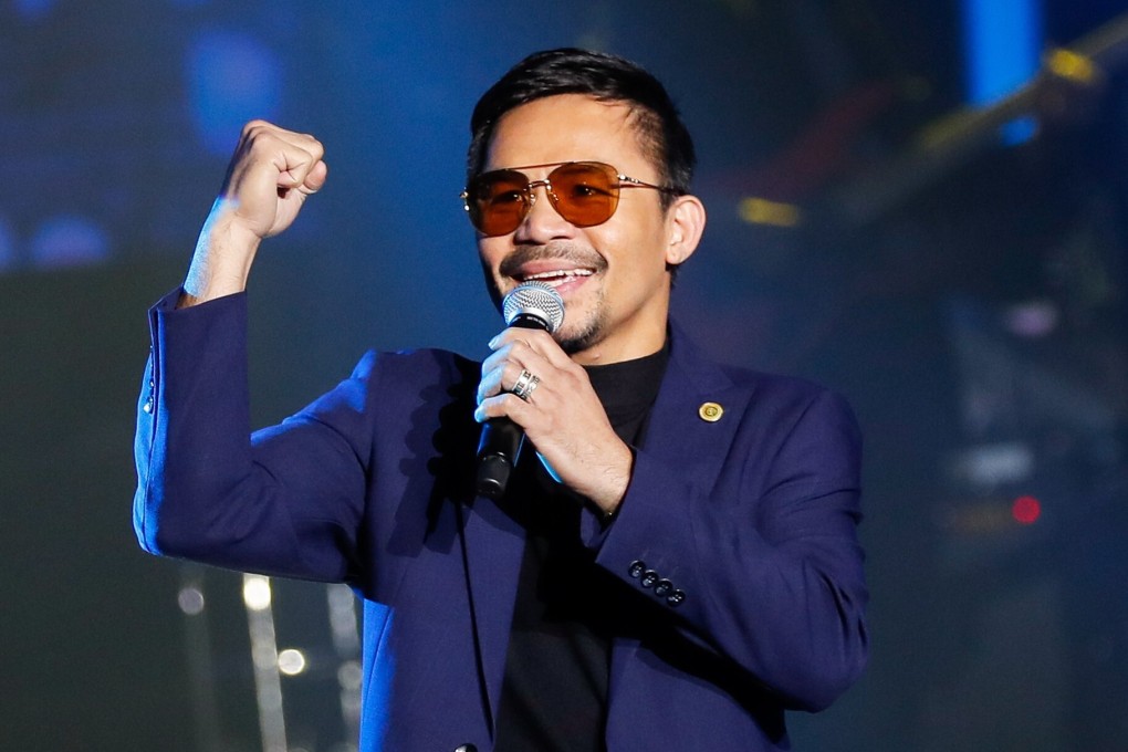 Manny Pacquiao has accepted the nomination of his faction of the ruling PDP-Laban Party. Photo: EPA
