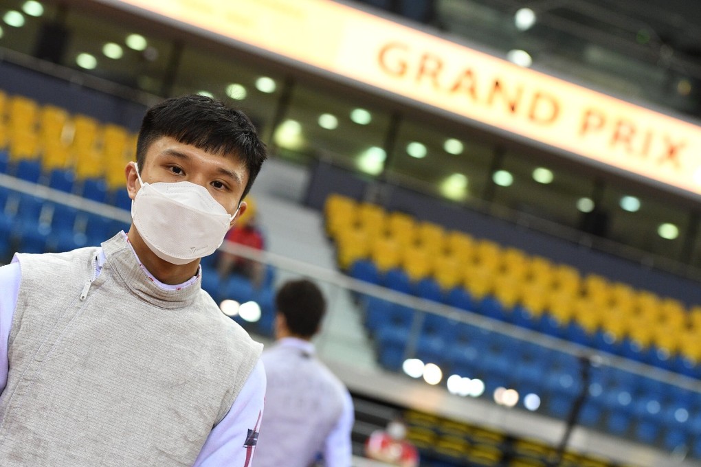 Hong Kong’s Ryan Choi reached quarter-finals in men’s individual foil at the National Games. Photo: FIE