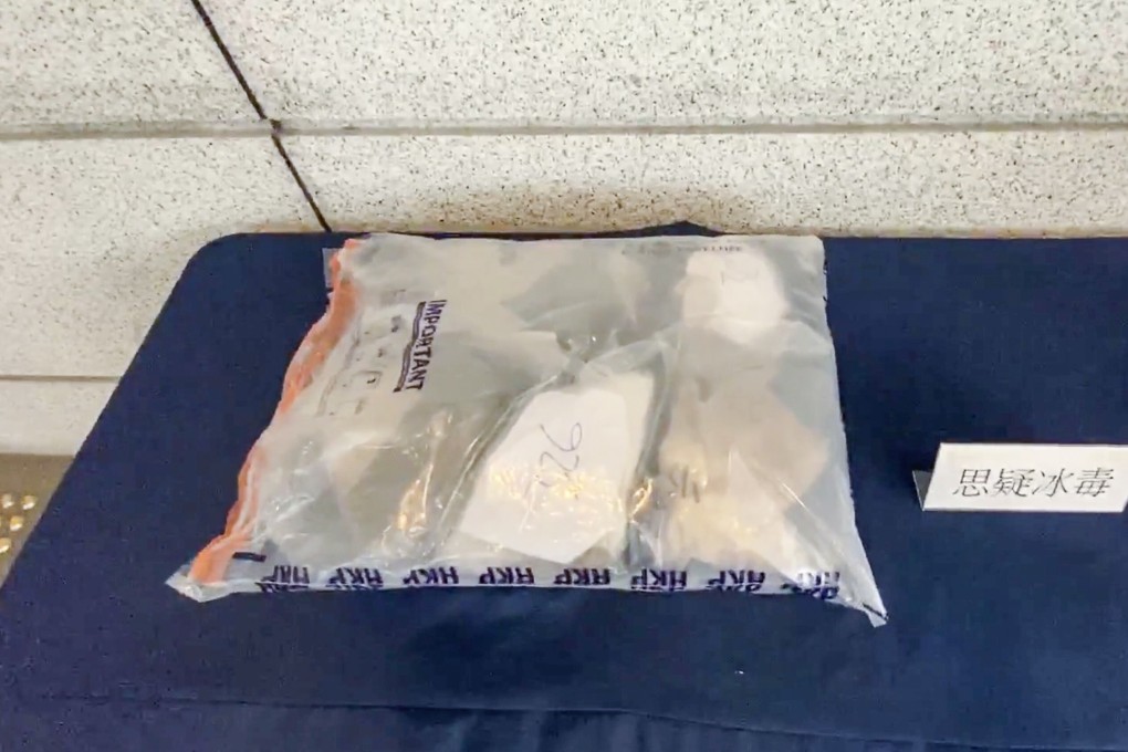 Police have seized 4.5kg of methamphetamine concealed inside a piece of industrial machinery in Yuen Long. Photo: Handout