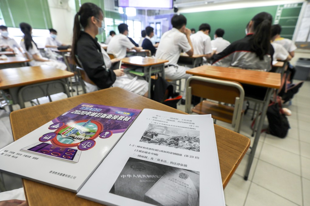 A classroom in HKTA Ching Chung Secondary School. Photo: Xiaomei Chen