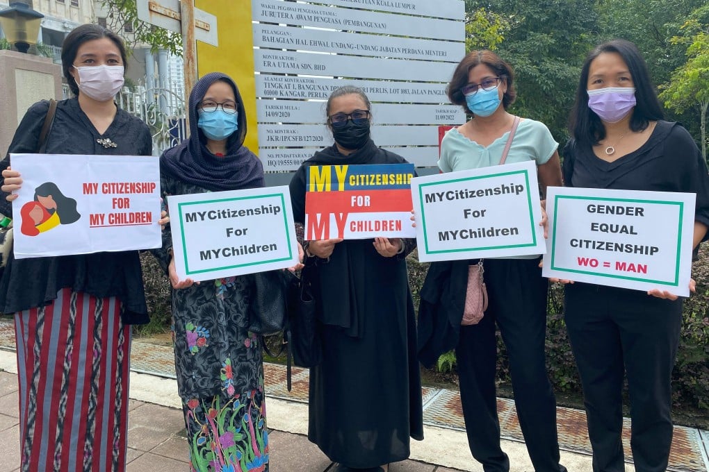 Plaintiffs of the case photographed outside the Kuala Lumpur High Court on September 9, 2021. Photo: Handout via AFP