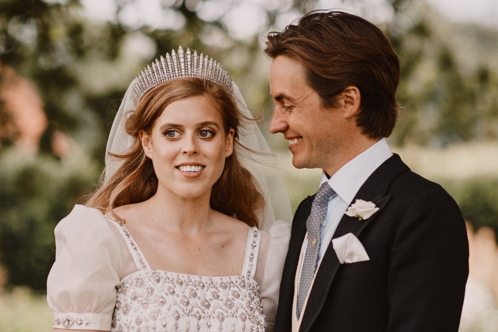 Britain’s Princess Beatrice and her husband, Edoardo Mapelli Mozzi. Photo: Twitter