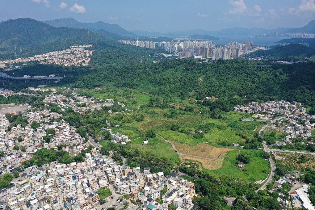 A general view of Lam Tsuen, Tai Po. Wheelock and Henderson have submitted an application to the government to build over 12,000 flats under the Land Sharing Pilot Scheme. Photo: Winson Wong