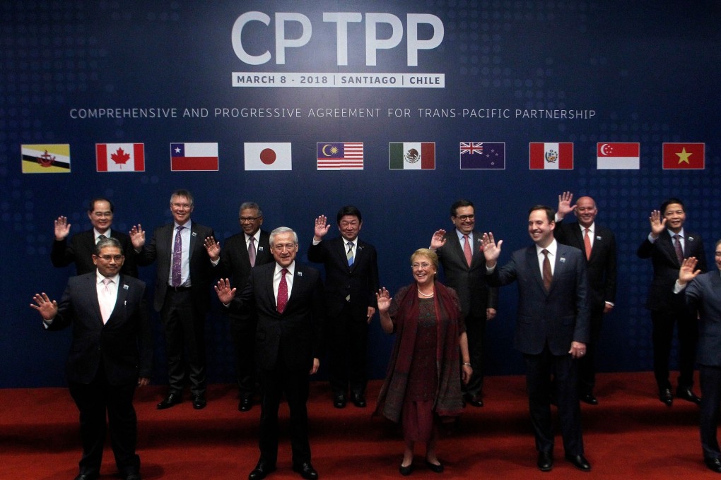 The Comprehensive and Progressive Agreement for Trans-Pacific Partnership (CPTPP) was signed by Australia, Brunei, Canada, Chile, Japan, Malaysia, Mexico, New Zealand, Peru, Singapore and Vietnam in March 2018. Photo: AFP