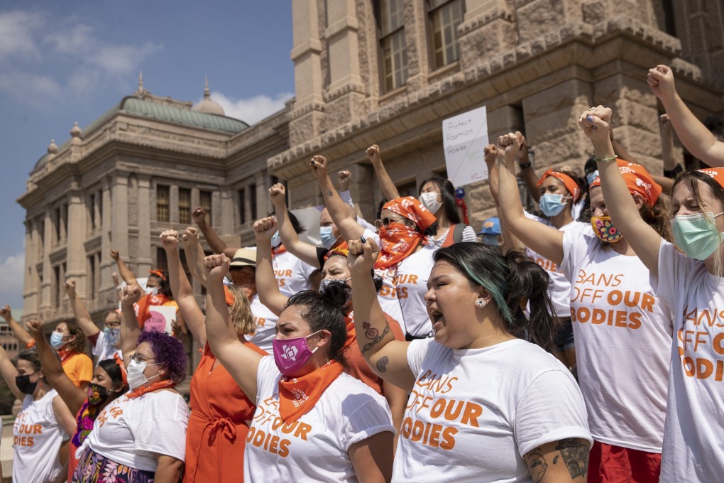 Protesters rally against the six-week abortion ban at the Capitol in Austin, Texas, in September. Photo: Austin American-Statesman via AP