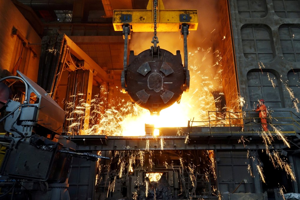 Beijing has in recent months tried to rein in high prices for raw materials, including iron ore, the main ingredient used to make steel. Photo: Reuters