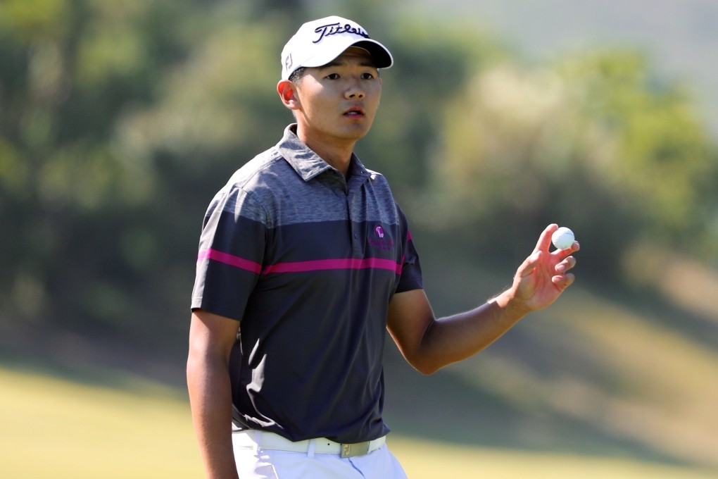 Hong Kong’s Jason Hak Shun-yat in action at the 2018 Clearwater Bay Open. Photo: Handout