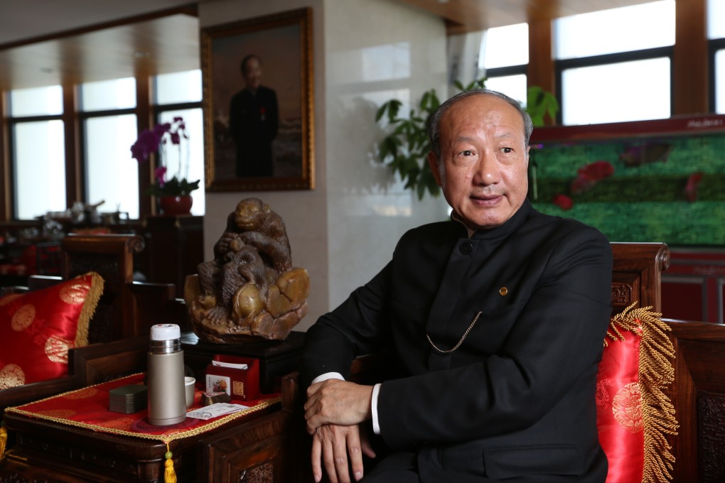 Chen Feng, founder of China's Hainan Airlines and the HNA Group during an interview in Haikou on 23 June, 2017. Photo: Xiaomei Chen
