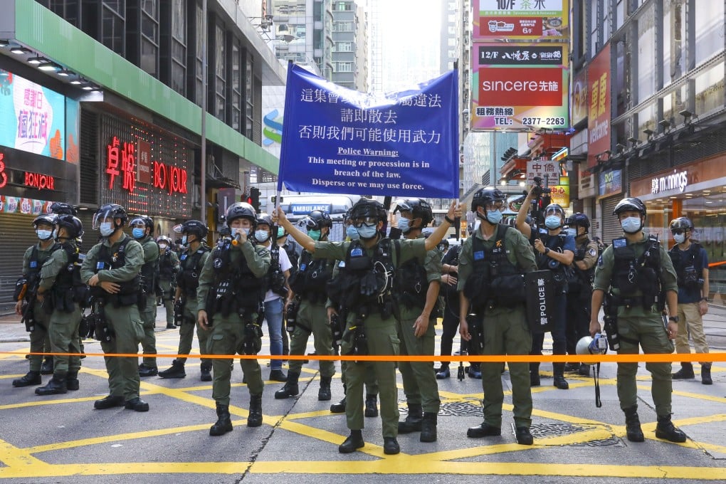 Hong Kong’s security chief has warned of the potential for violence during December’s Legislative Council election. Photo: Dickson Lee