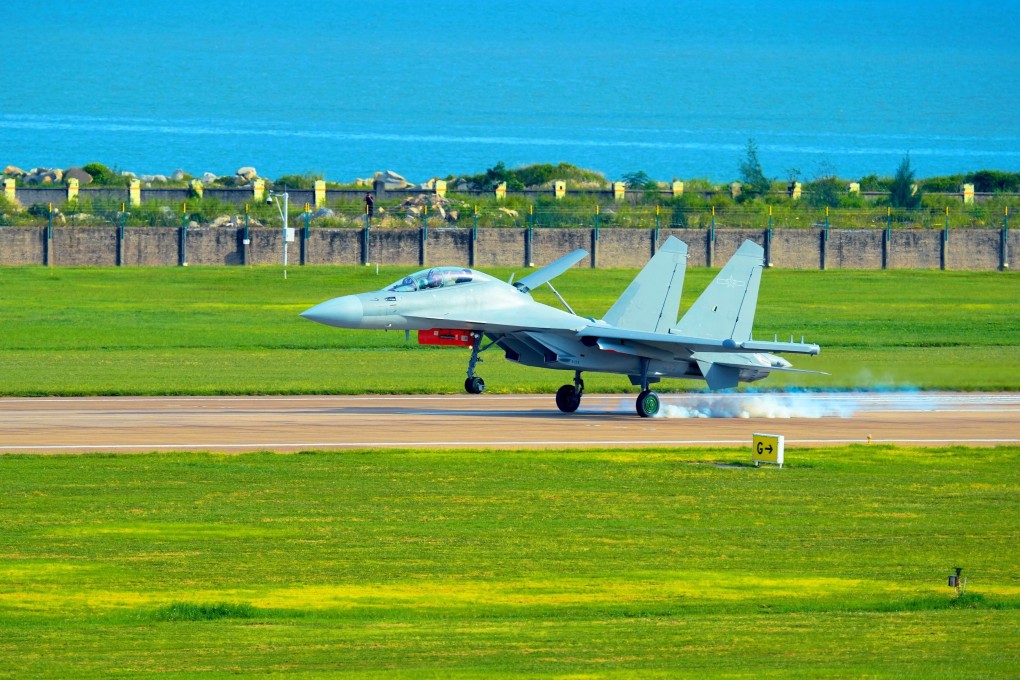 The J-16D can be used to jam, disrupt and attack an enemy’s air defence system. Photo: Weibo