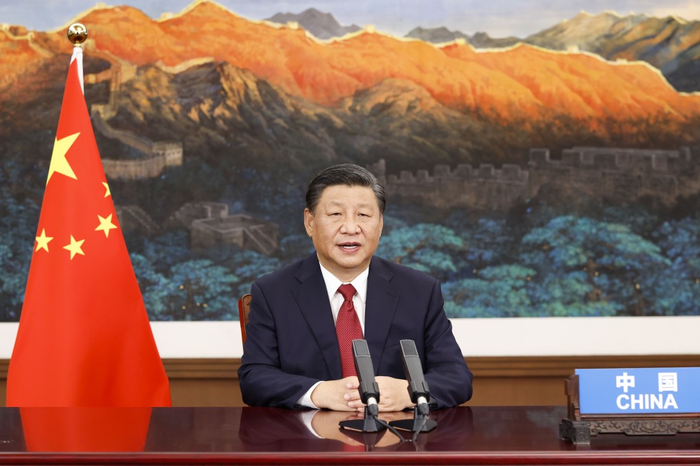 Chinese President Xi Jinping addresses the general debate of the 76th session of the United Nations General Assembly via video, in Beijing, China, Sept. 21, 2021. Photo: Xinhua