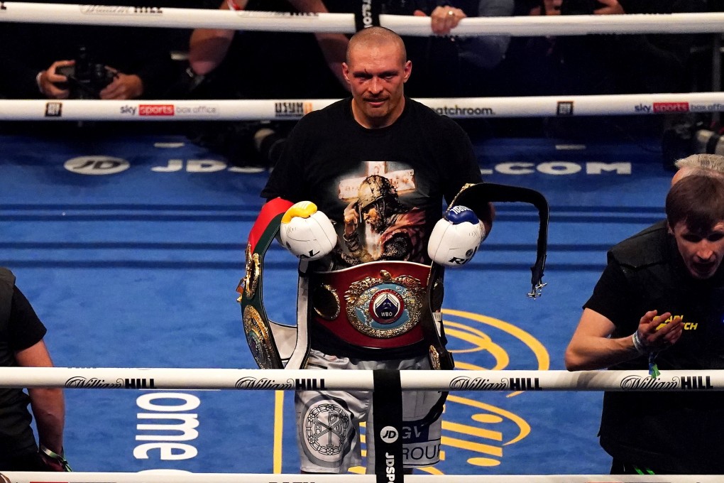 Ukrainian boxer Oleksandr Usyk became the new WBA, WBO, IBF and IBO World heavyweight champion. Photo: DPA