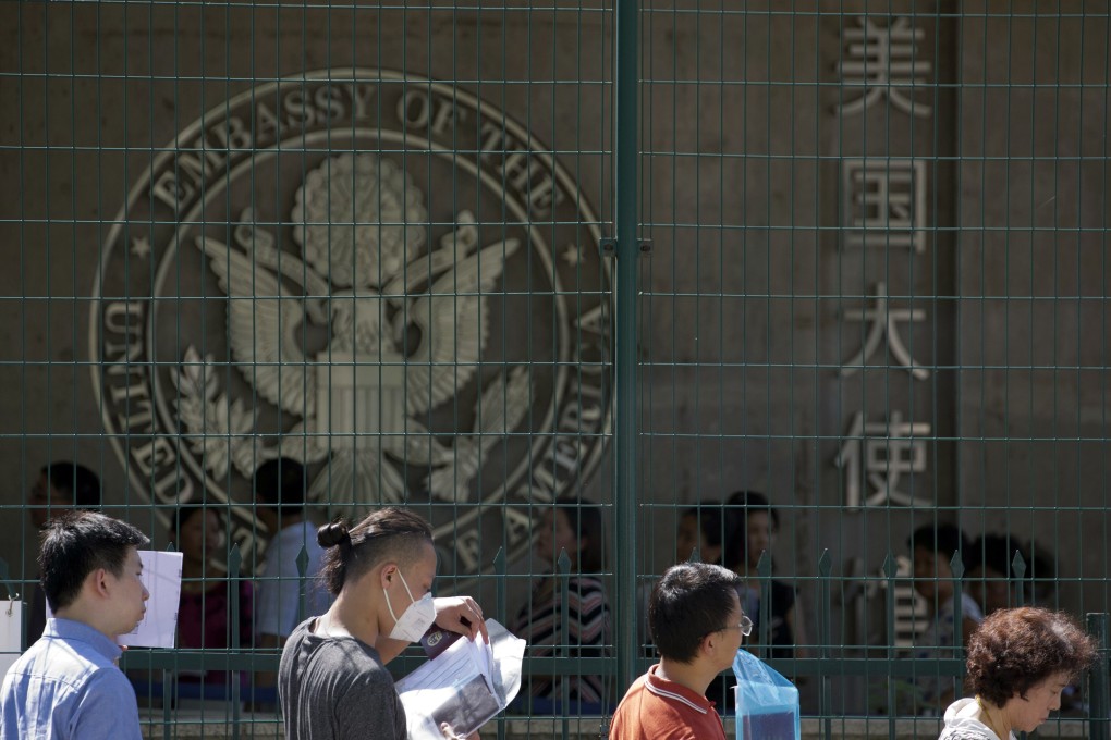 The US embassy and consulates in China started accepting student visa applications again in May. Photo: AP