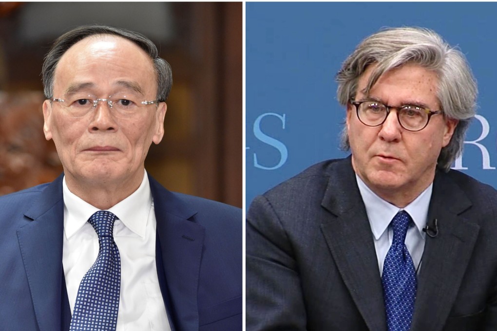 Wang Qishan and John Thornton have known each other since the 1990s. Photo: SCMP Pictures