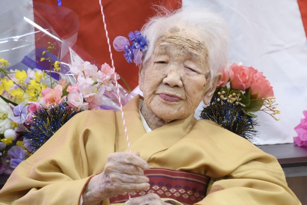 Japan’s Kane Tanaka, who has been recognised as the world's oldest living person at 118. File photo: Kyodo