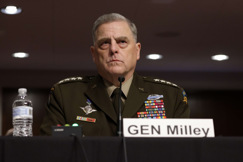 General Mark Milley testifies during a hearing before Senate Armed Services Committee on Tuesday in Washington. Photo: Getty Images via AFP
