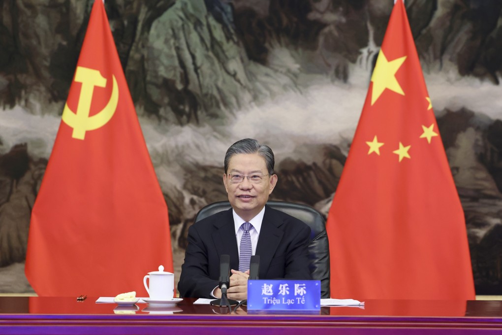 Zhao Leji, secretary of the Central Commission for Discipline Inspection, has announced a new anti-corruption drive to ‘prevent systemic financial risk’. Photo: Xinhua