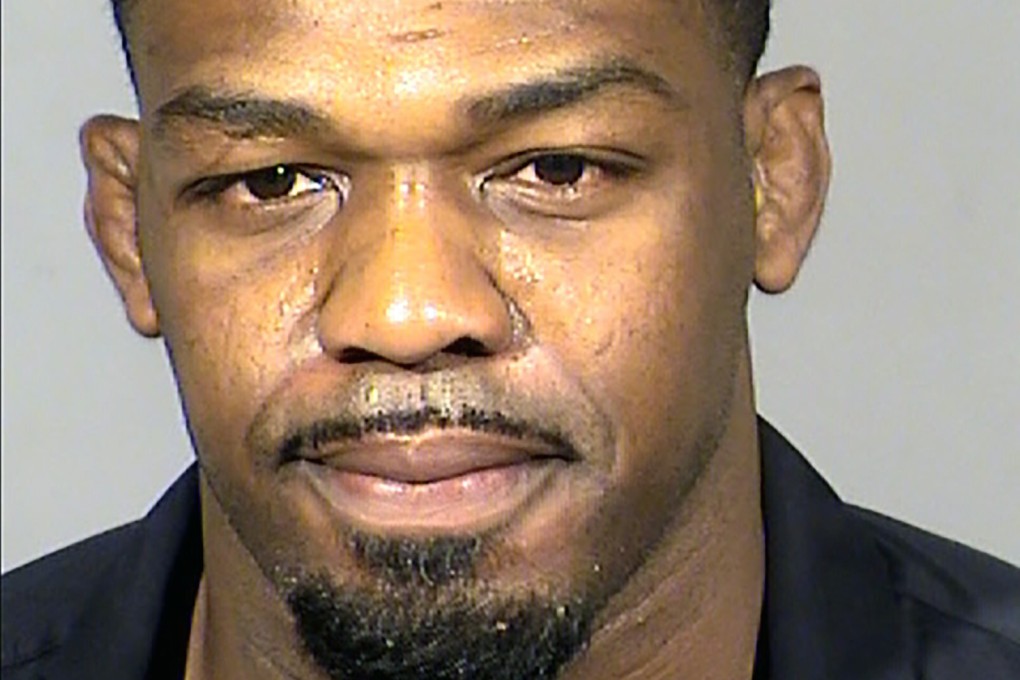 Jon Jones’ mugshot after his latest arrest in Las Vegas. Photo: AP