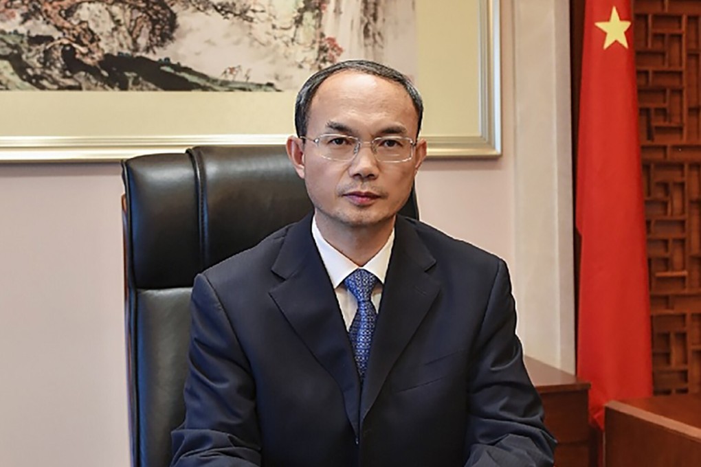 Cao Zhongming, the Chinese ambassador to Belgium, has warned local lawmakers that draft resolutions condemning the national security law imposed on Hong Kong “interfered in China’s internal affairs”. Photo: Embassy of the PRC in Belgium