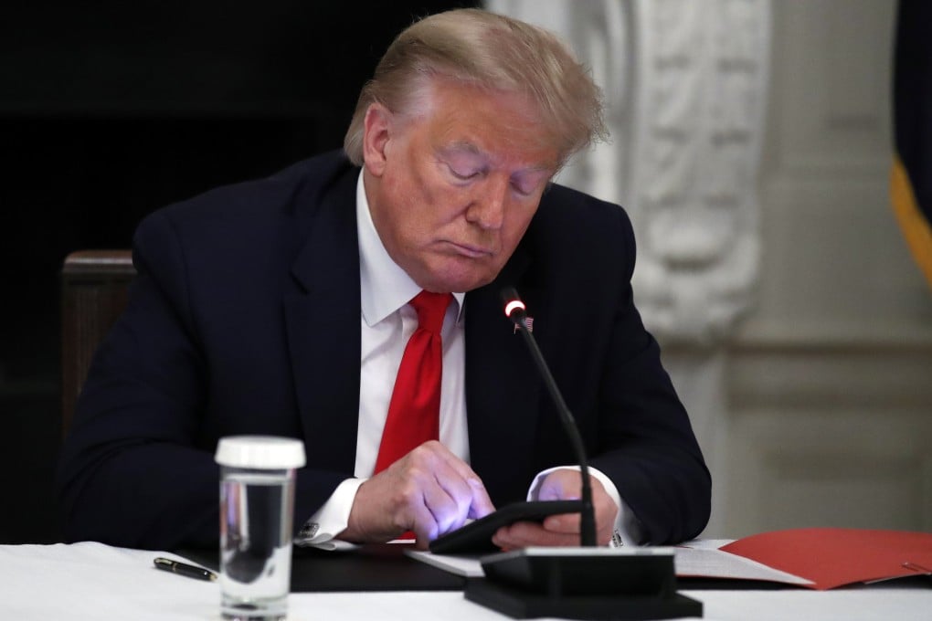 Donald Trump claims Twitter cancelled his account under pressure from his political rivals in Congress. File photo: AP