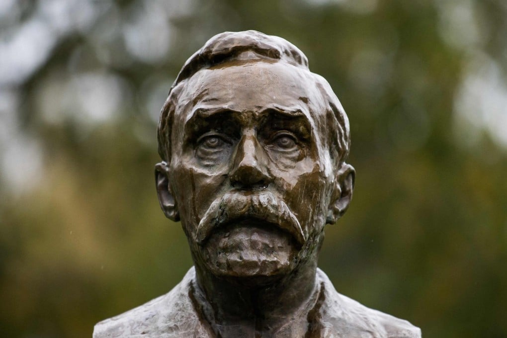 A bust of Alfred Nobel in Karlskoga, Sweden. Photo: AFP