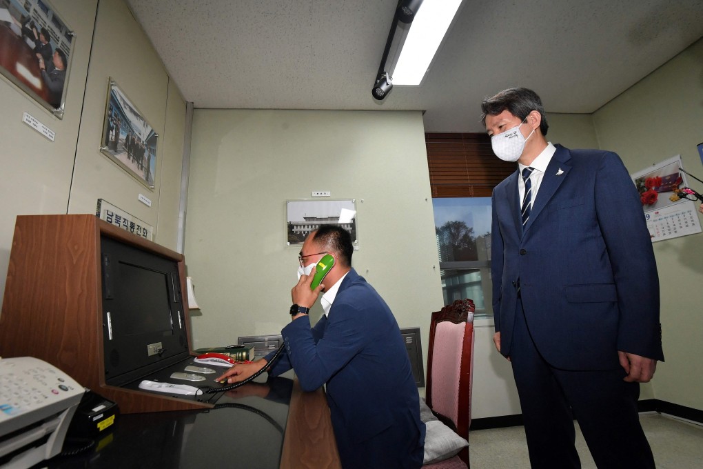 Communication lines between South and North Korea have been cut and restored many times over the years. Photo: AFP
